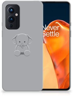 B2Ctelecom Telefoonhoesje OnePlus 9 Hippe Hoesjes Baby Olifant