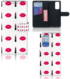 B2Ctelecom Telefoonhoesje OnePlus 9 Pro Beschermhoes Lipstick Kiss