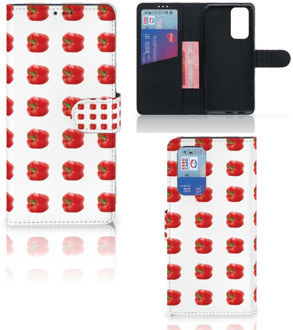 B2Ctelecom Telefoonhoesje OnePlus 9 Pro Book Case Paprika Red