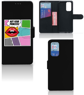 B2Ctelecom Telefoonhoesje OnePlus 9 Pro Bookcase Popart Princess