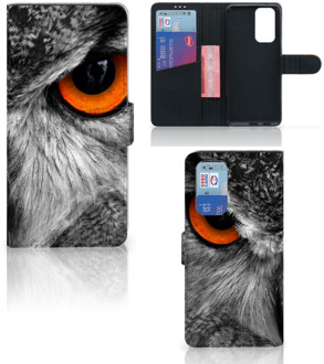 B2Ctelecom Telefoonhoesje OnePlus 9 Pro Bookcase Uil