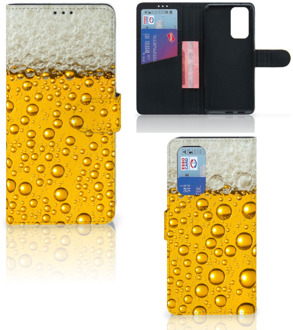 B2Ctelecom Telefoonhoesje OnePlus 9 Pro Flip Cover Valentijn Cadeautje hem Bier