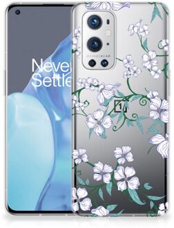 B2Ctelecom Telefoonhoesje OnePlus 9 Pro Foto hoesje Blossom White