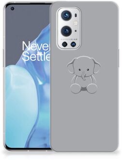 B2Ctelecom Telefoonhoesje OnePlus 9 Pro Hippe Hoesjes Baby Olifant