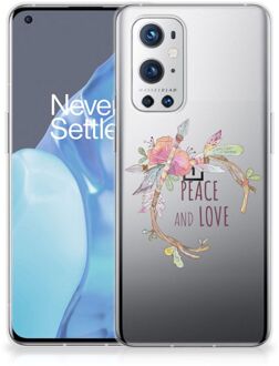 B2Ctelecom Telefoonhoesje OnePlus 9 Pro TPU Siliconen Hoesje Boho Text