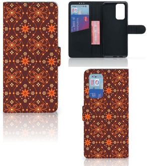 B2Ctelecom Telefoonhoesje OnePlus 9 Pro Wallet Book Case Batik Brown