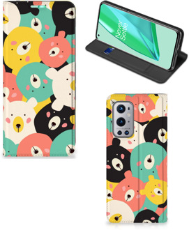 B2Ctelecom Telefoonhoesje OnePlus 9 Pro Wallet Bookcase Bears