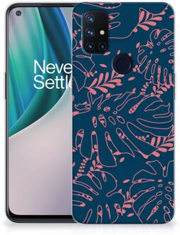 B2Ctelecom Telefoonhoesje OnePlus Nord N10 5G Silicone Back Cover Palm Leaves