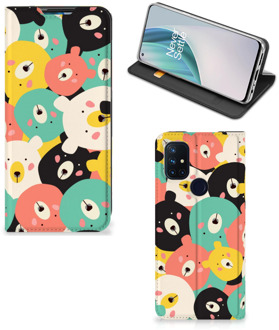 B2Ctelecom Telefoonhoesje OnePlus Nord N10 5G Wallet Bookcase Bears