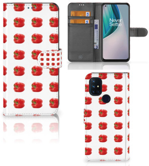 B2Ctelecom Telefoonhoesje OnePlus Nord N10 Book Case Paprika Red