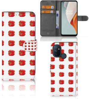 B2Ctelecom Telefoonhoesje OnePlus Nord N100 Book Case Paprika Red