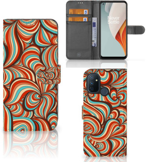 B2Ctelecom Telefoonhoesje OnePlus Nord N100 Book Case Retro