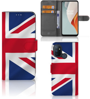 B2Ctelecom Telefoonhoesje OnePlus Nord N100 Wallet Book Case Groot-Brittannië