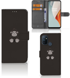 B2Ctelecom Telefoonhoesje OnePlus Nord N100 Wallet Book Case Verjaardagscadeau Gorilla