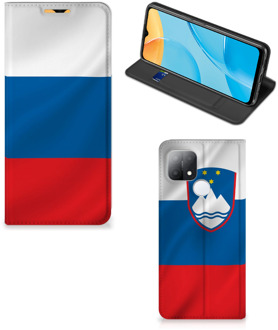 B2Ctelecom Telefoonhoesje OPPO A15 Beschermhoes Sloveense Vlag