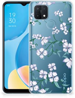 B2Ctelecom Telefoonhoesje OPPO A15 Foto hoesje Blossom White