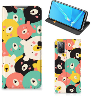 B2Ctelecom Telefoonhoesje OPPO A52 | A72 Wallet Bookcase Bears