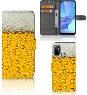 B2Ctelecom Telefoonhoesje OPPO A53 | OPPO A53s Flip Cover Valentijn Cadeautje hem Bier