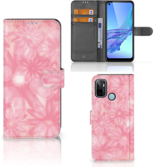 B2Ctelecom Telefoonhoesje OPPO A53 | OPPO A53s Wallet Book Case Spring Flowers