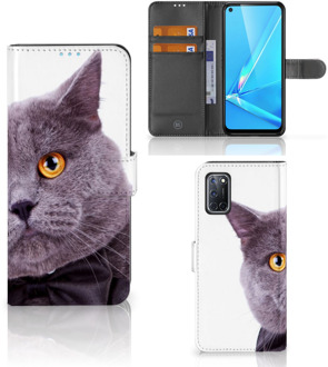 B2Ctelecom Telefoonhoesje OPPO A72 | OPPO A52 Flipcover Case Kat