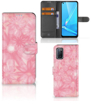 B2Ctelecom Telefoonhoesje OPPO A72 | OPPO A52 Wallet Book Case Spring Flowers