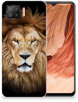 B2Ctelecom Telefoonhoesje OPPO A73 4G Hippe Hoesjes Customize Super als Vaderdag Cadeau Leeuw