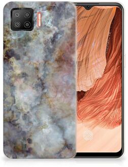 B2Ctelecom Telefoonhoesje OPPO A73 4G Leuk TPU Backcase Marmer Grijs