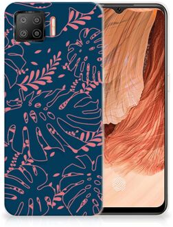 B2Ctelecom Telefoonhoesje OPPO A73 4G Silicone Back Cover Palm Leaves