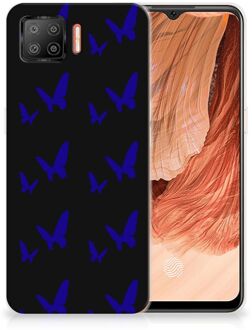 B2Ctelecom Telefoonhoesje OPPO A73 4G TPU Silicone Hoesje Vlinder Patroon