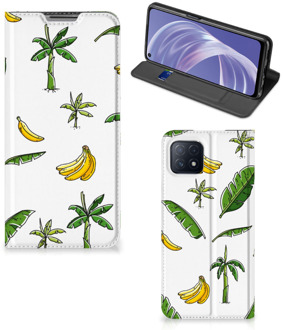 B2Ctelecom Telefoonhoesje OPPO A73 5G Beschermhoes Banana Tree