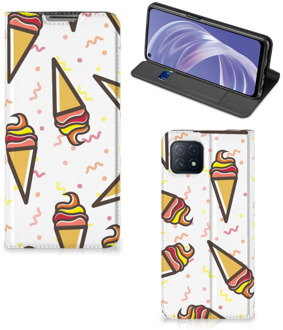 B2Ctelecom Telefoonhoesje OPPO A73 5G Beschermhoes Icecream