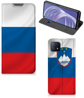 B2Ctelecom Telefoonhoesje OPPO A73 5G Beschermhoes Sloveense Vlag