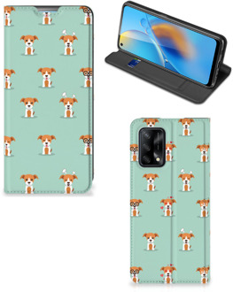 B2Ctelecom Telefoonhoesje OPPO A74 4G Bookcase Pups