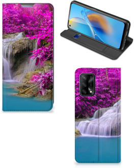 B2Ctelecom Telefoonhoesje OPPO A74 4G Wallet Bookcase Waterval