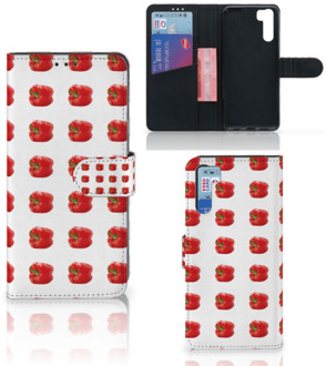 B2Ctelecom Telefoonhoesje OPPO A91 | Reno3 Book Case Paprika Red