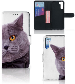 B2Ctelecom Telefoonhoesje OPPO A91 | Reno3 Flipcover Case Kat