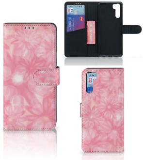 B2Ctelecom Telefoonhoesje OPPO A91 | Reno3 Wallet Book Case Spring Flowers