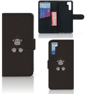 B2Ctelecom Telefoonhoesje OPPO A91 | Reno3 Wallet Case Verjaardagscadeau Gorilla