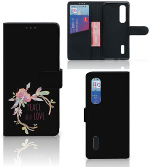 B2Ctelecom Telefoonhoesje OPPO Find X2 Pro Bookcase Boho Text