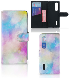 B2Ctelecom Telefoonhoesje OPPO Find X2 Pro Bookcase Personaliseren Watercolor Light