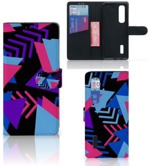 B2Ctelecom Telefoonhoesje OPPO Find X2 Pro Wallet Case Design Funky Triangle