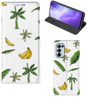 B2Ctelecom Telefoonhoesje OPPO Find X3 Lite Beschermhoes Banana Tree