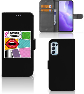 B2Ctelecom Telefoonhoesje OPPO Find X3 Lite Bookcase Popart Princess