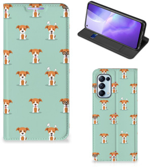 B2Ctelecom Telefoonhoesje OPPO Find X3 Lite Bookcase Pups