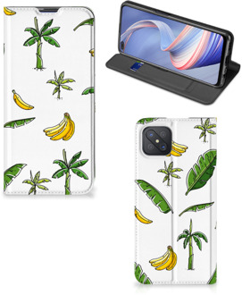 B2Ctelecom Telefoonhoesje OPPO Reno4 Z 5G Beschermhoes Banana Tree