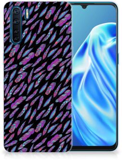 B2Ctelecom Telefoonhoesje OPPP A91 Backcover Soft Siliconen Hoesje Feathers Color