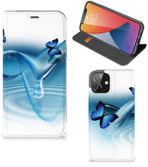 B2Ctelecom Telefoonhoesje Portemonnee iPhone 12 | iPhone 12 Pro Smart Cover Vlinders