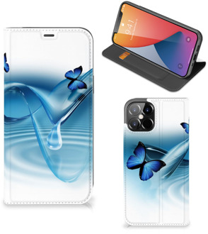 B2Ctelecom Telefoonhoesje Portemonnee iPhone 12 Pro Max Smart Cover Vlinders