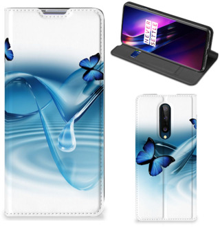 B2Ctelecom Telefoonhoesje Portemonnee OnePlus 8 Smart Cover Vlinders