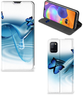 B2Ctelecom Telefoonhoesje Portemonnee Samsung Galaxy A31 Smart Cover Vlinders